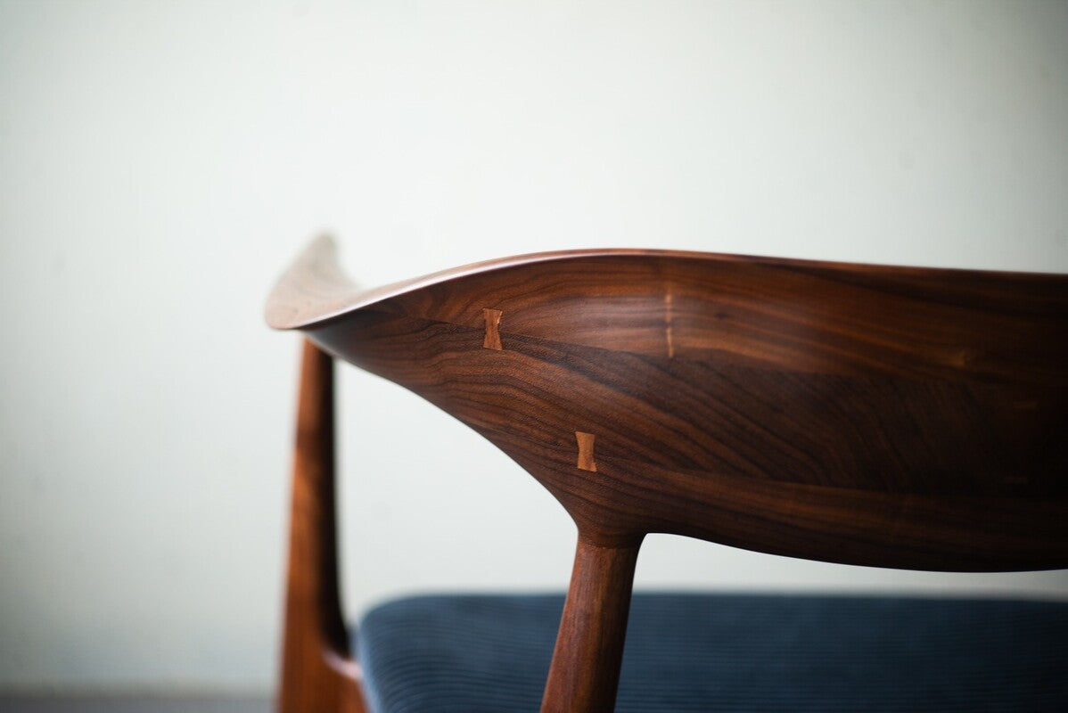 旧cocoda chair / WN / fabric seat (紺) 5234