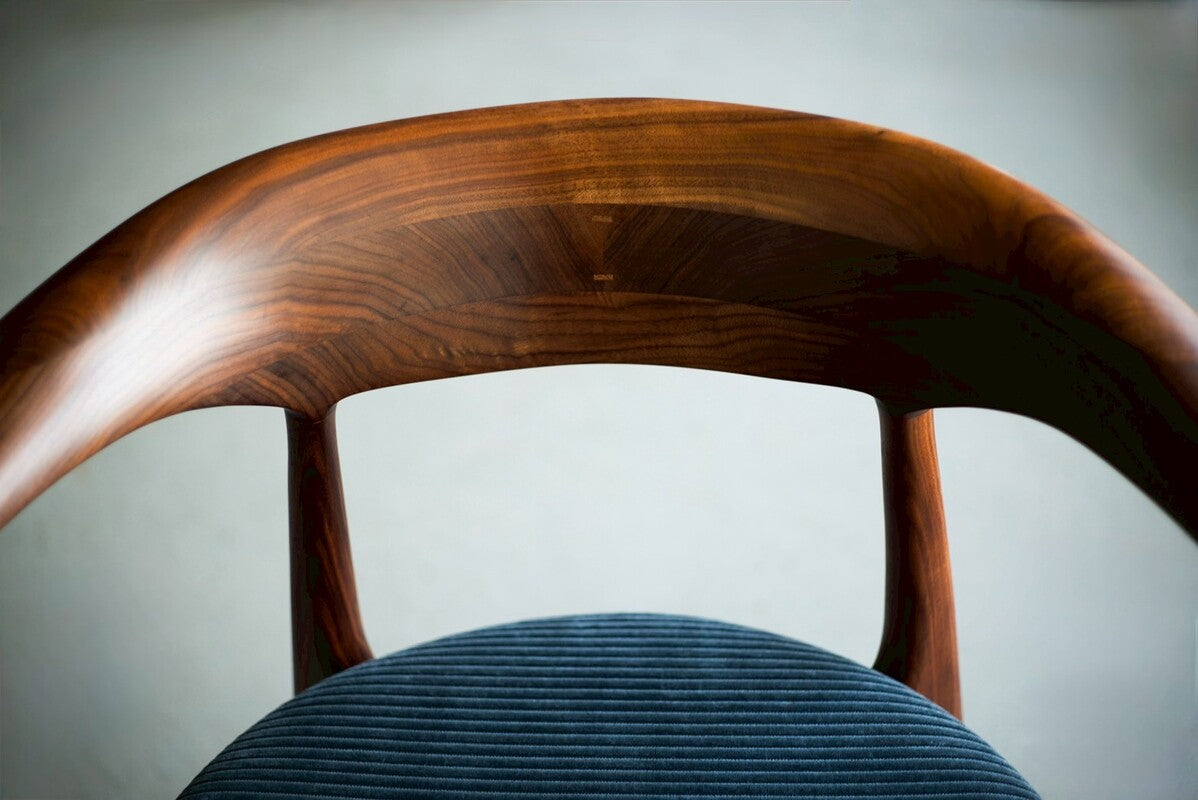 旧cocoda chair / WN / fabric seat (紺) 5234