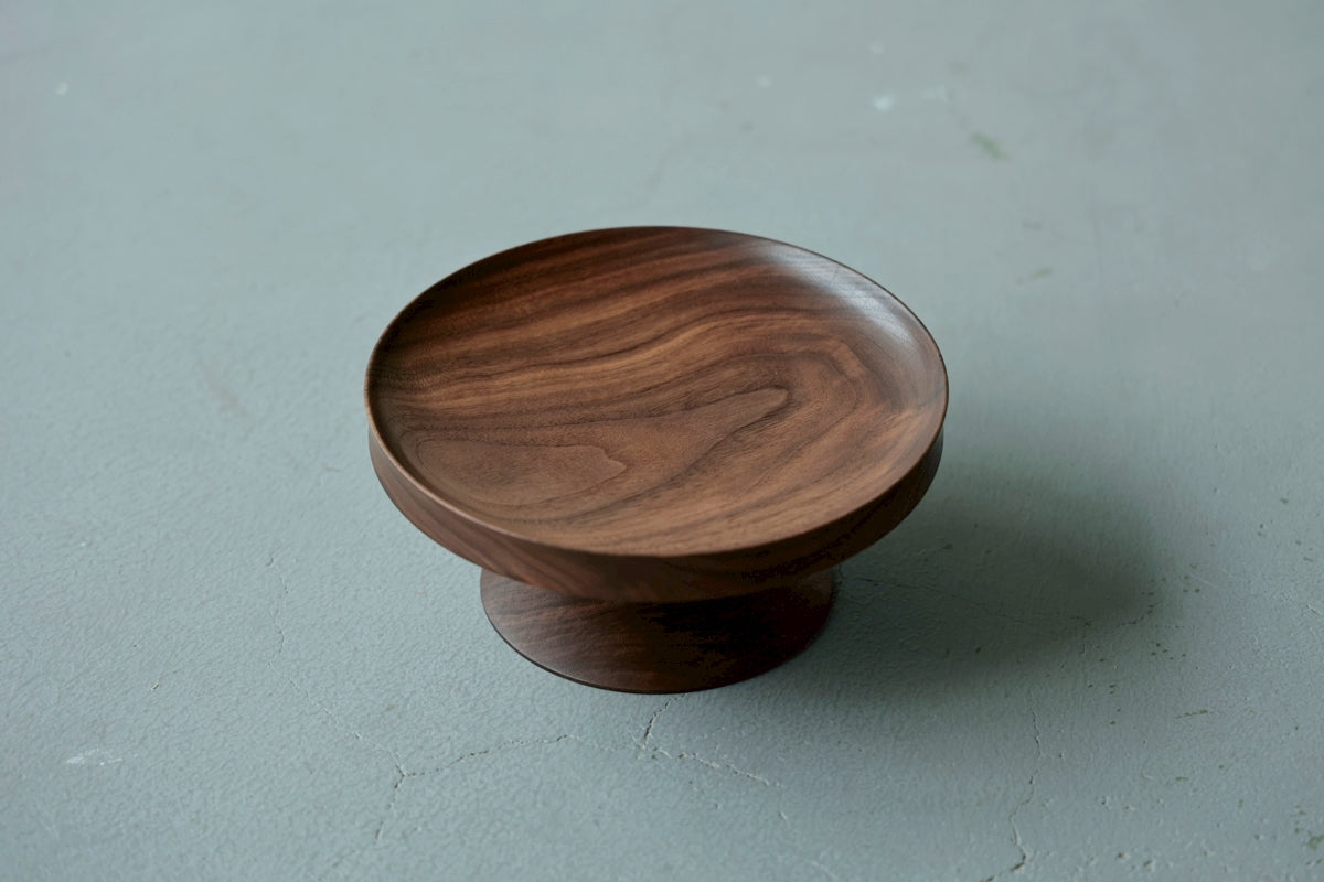 【若い衆作品】  高杯 / walnut　髙橋こころ