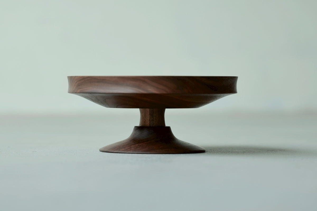 【若い衆作品】  高杯 / walnut　髙橋こころ