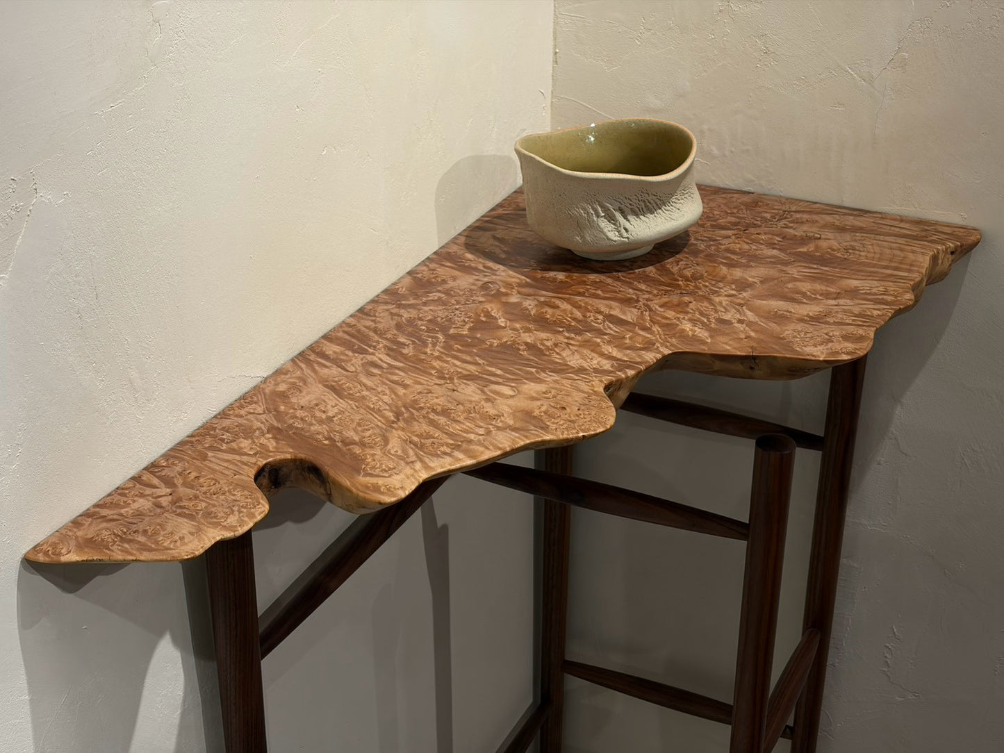corner console / ポプラ瘤杢 5348
