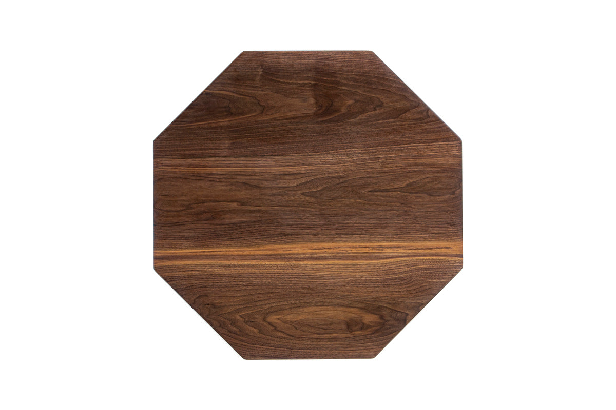 八角形 table 3438【 素直な木目と白太のストライプが特徴 】　