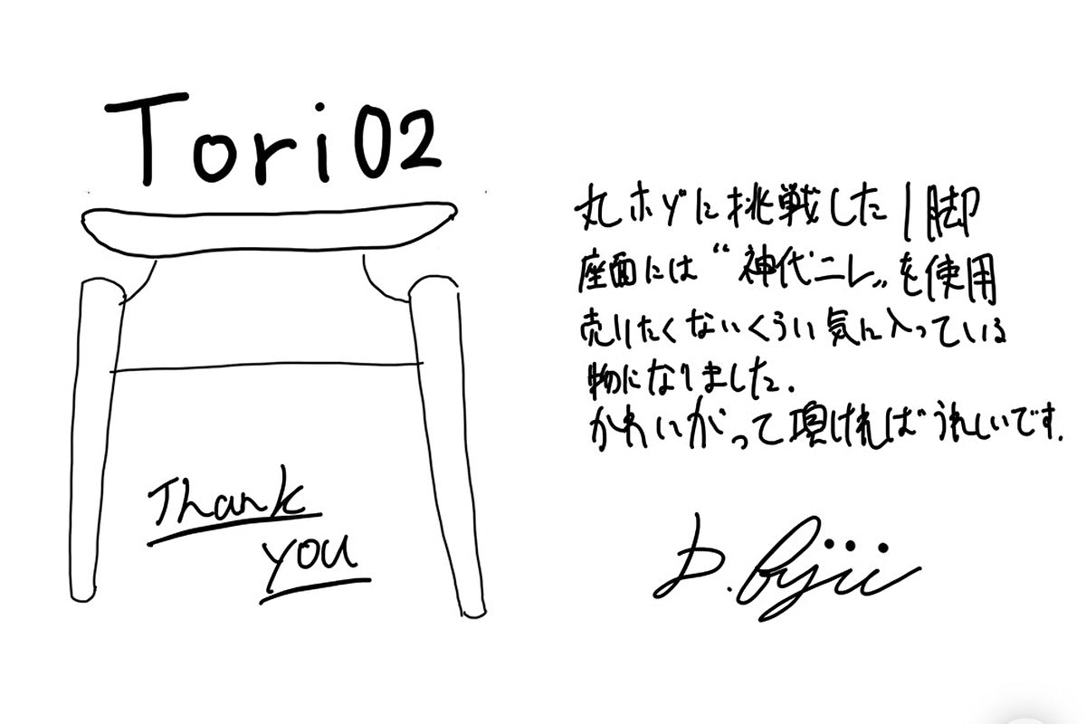 【若い衆作品】 Tori02 　藤井大暉