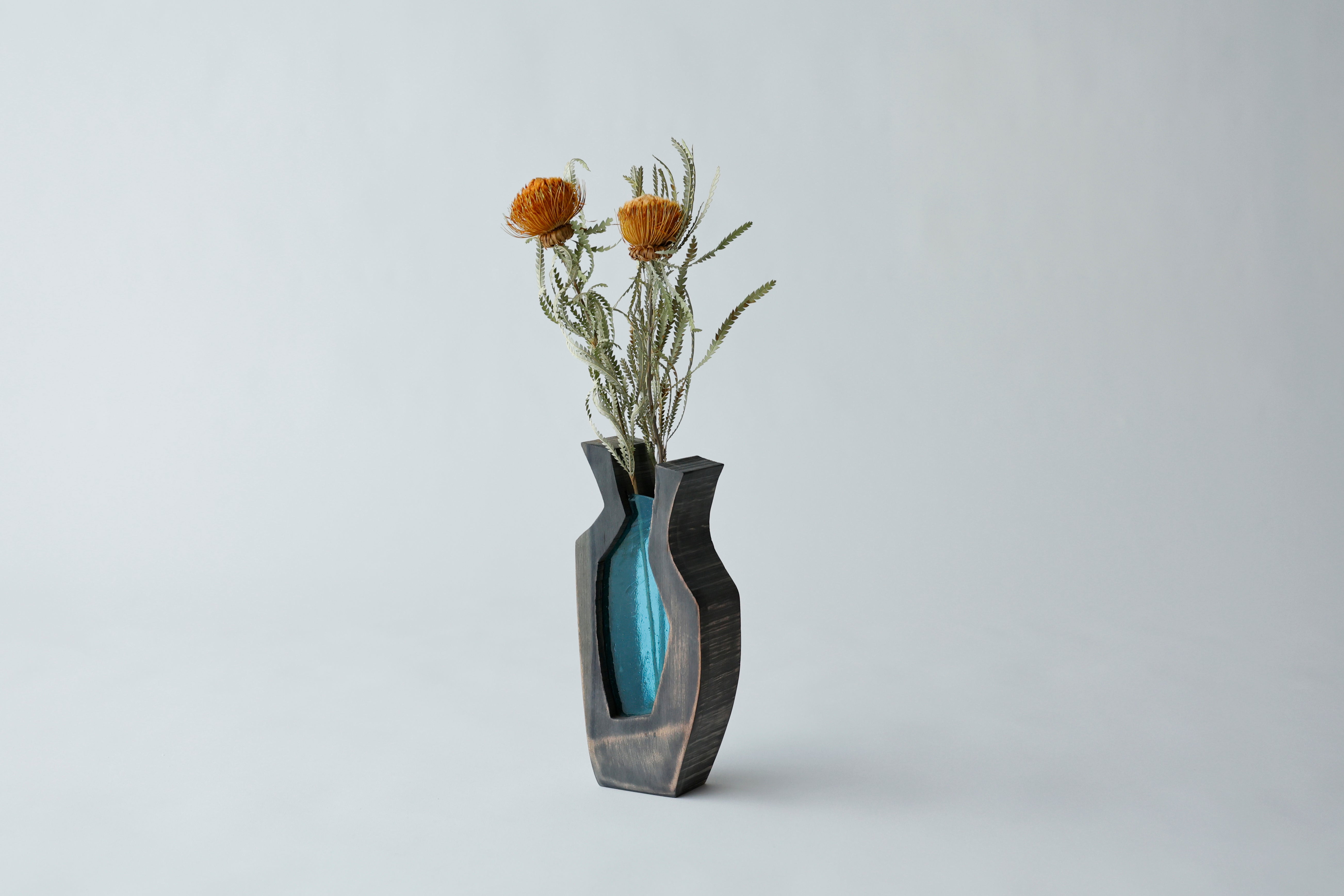 若い衆作品】 dry Flower vase 轟木麻左臣 – KOMA