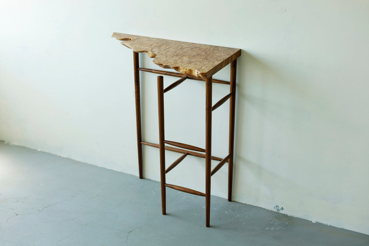 corner console / ポプラ瘤杢 5348