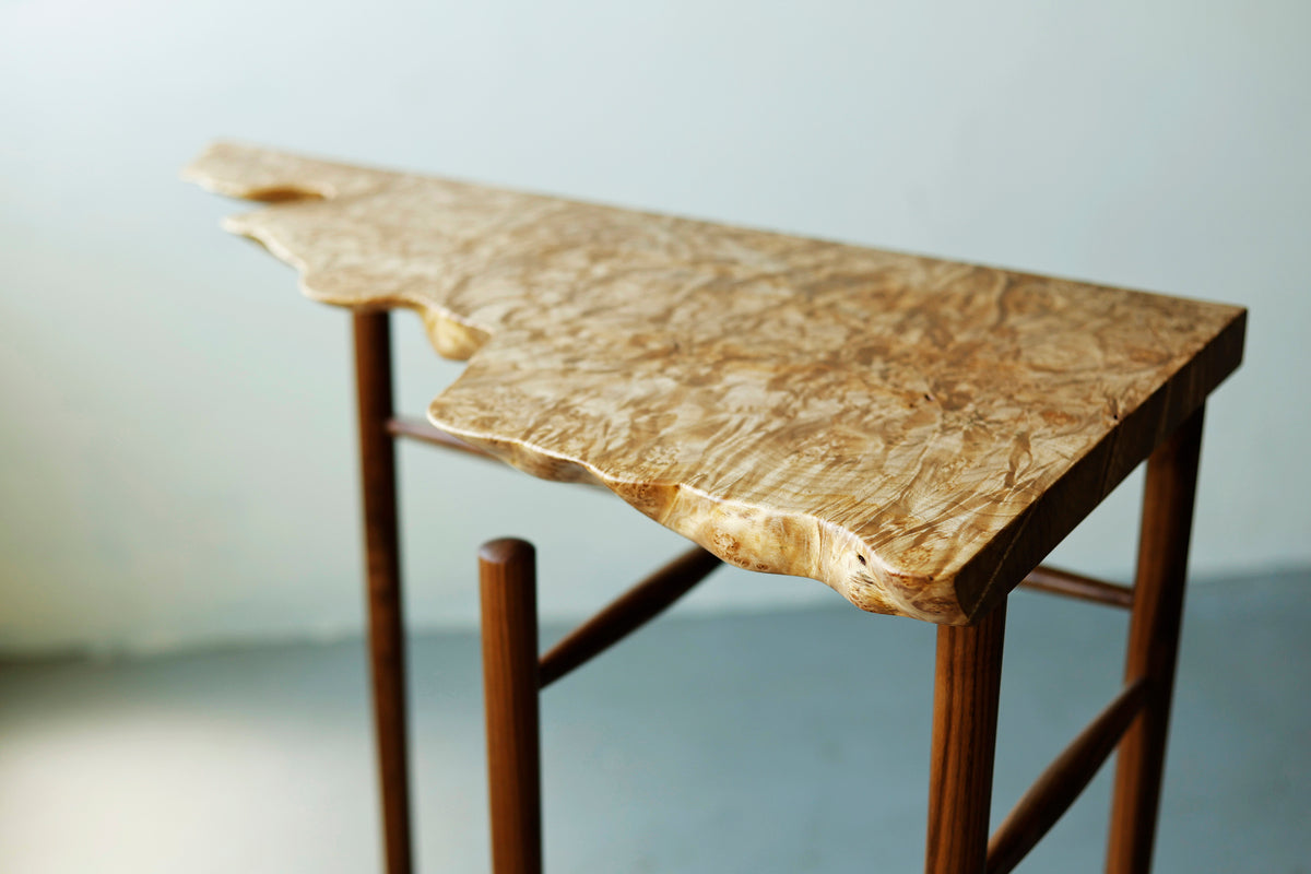 corner console / ポプラ瘤杢 5348
