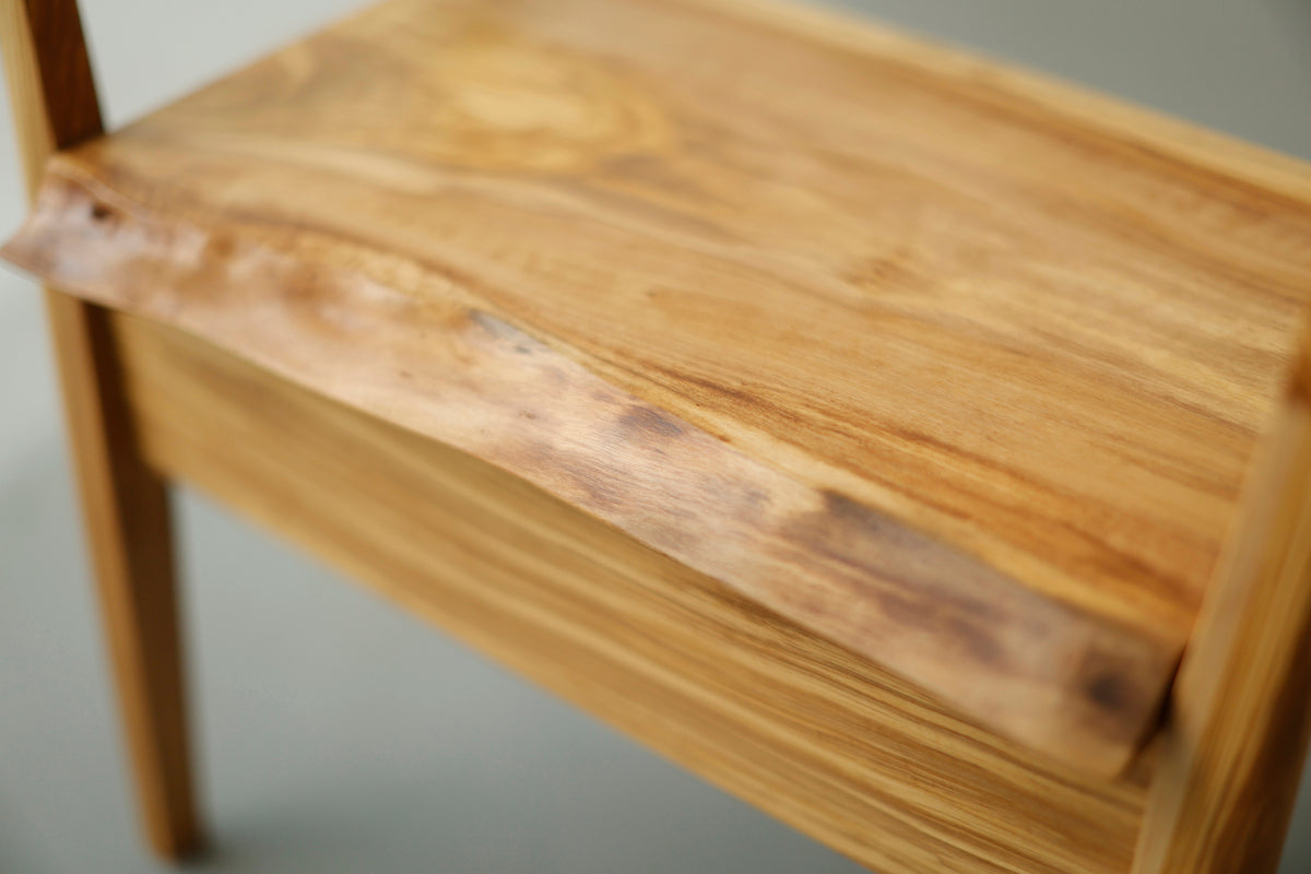 一枚板 genkan stool / オリーブ / 5148