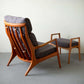 relax sofa+ottoman / cherry