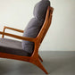 relax sofa+ottoman / cherry