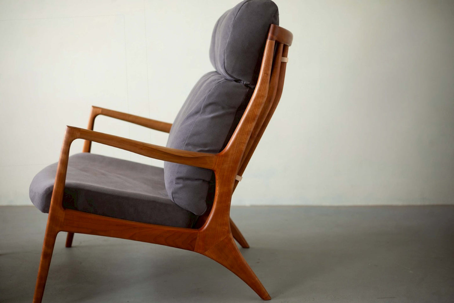 relax sofa+ottoman / cherry