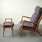 relax sofa+ottoman / cherry