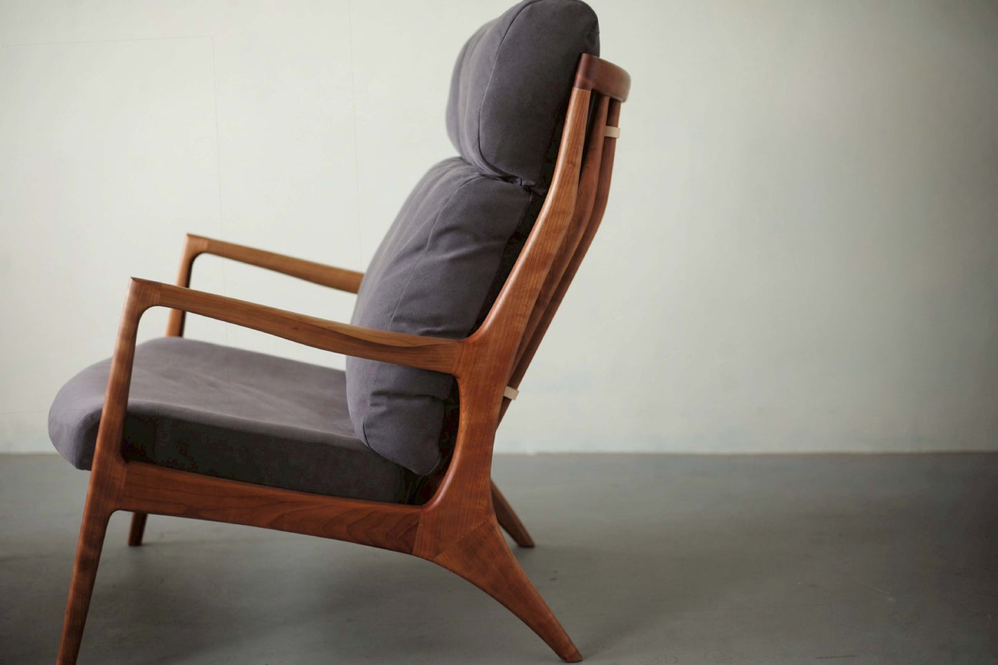 relax sofa+ottoman / cherry