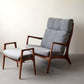 relax sofa+ottoman / walnut