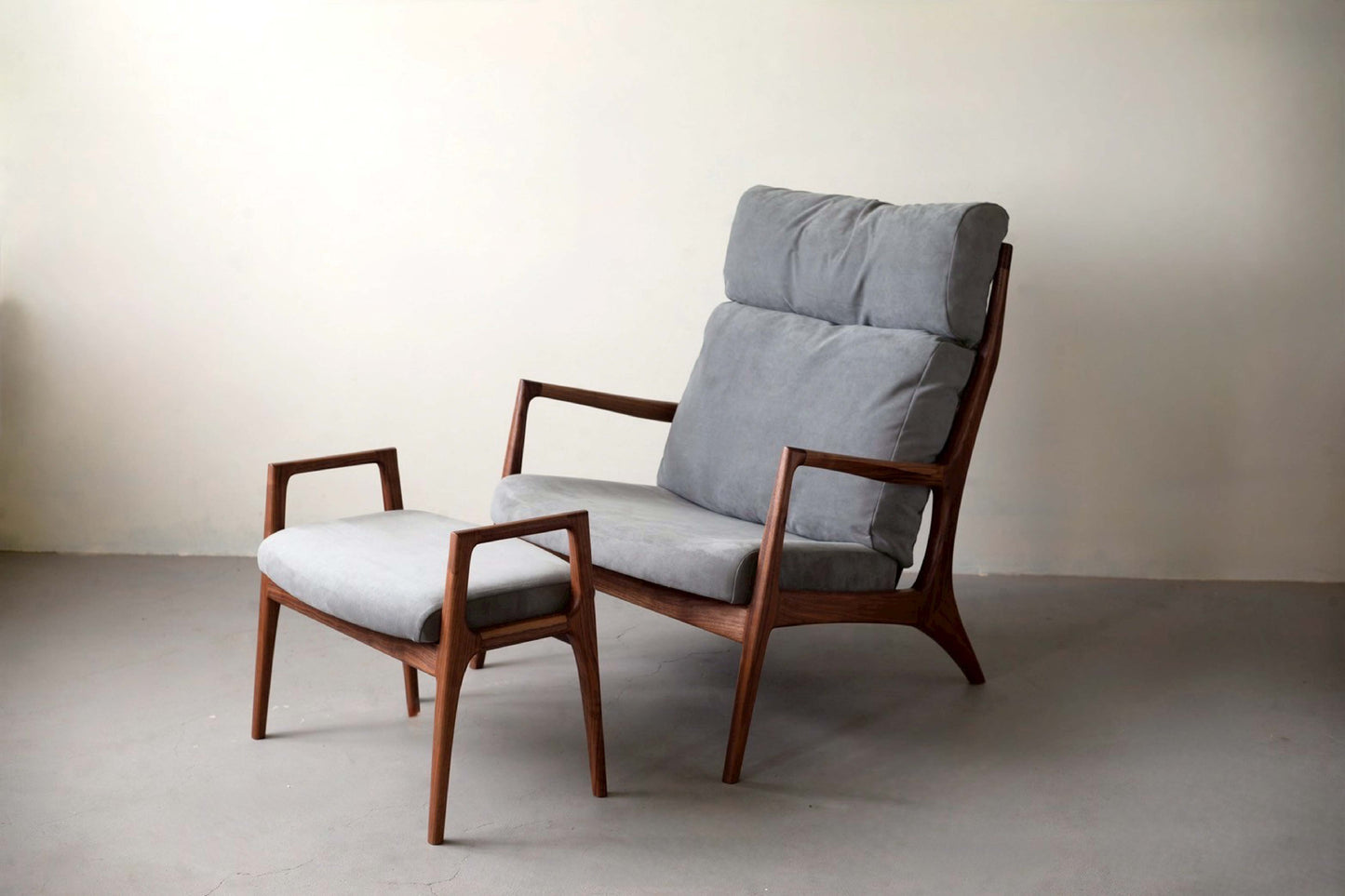 relax sofa+ottoman / walnut