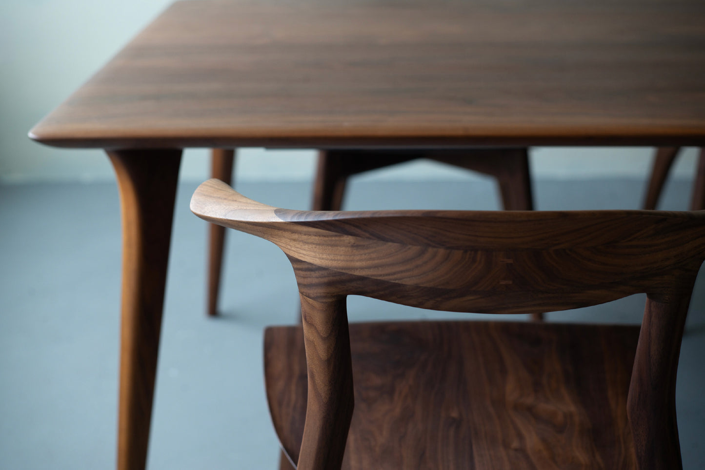 【 限定１セット 】即納 dining table-01 × sui arm chair  - walnut -