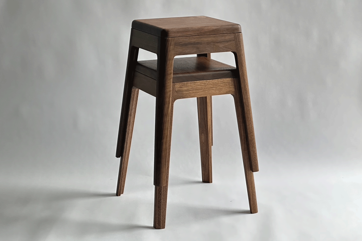 【若い衆作品】stacking stool 久田拓