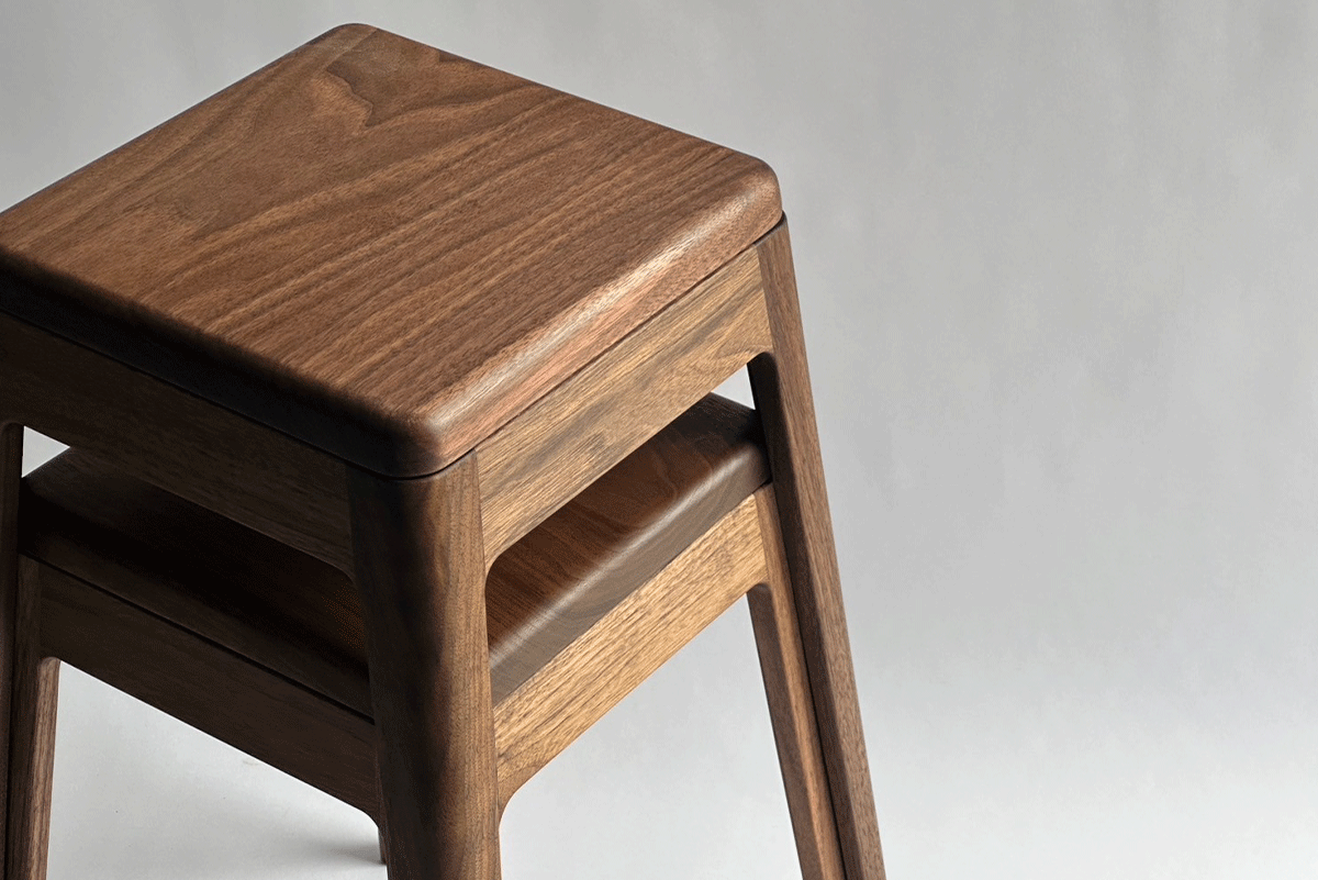 【若い衆作品】stacking stool 久田拓