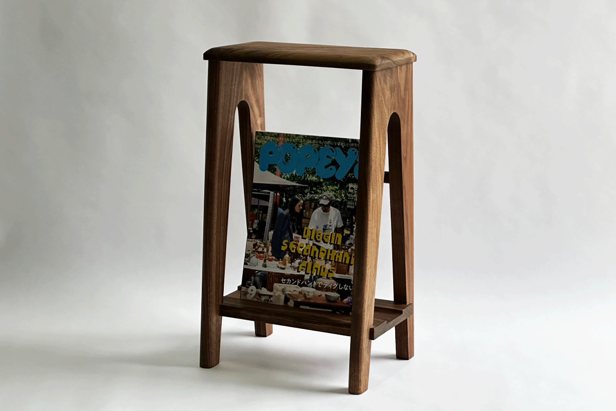 【若い衆作品】本たて stool 藤井大暉