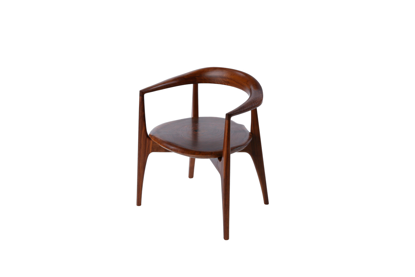 一枚板 stump arm chair クラロウォールナット