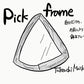 【若い衆作品】pick frame　武内舞子